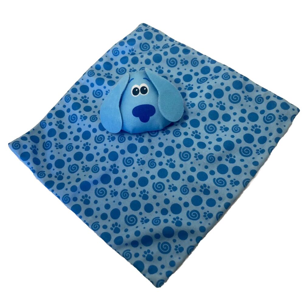 Blues Clues Lovey Nick Jr Puppy Dog Security Blanket Baby Plush Swirl Walmart 9"